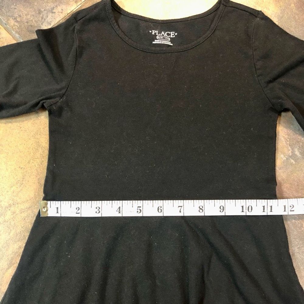 The Children’s Place Long Sleeve Girl’s Skater Dress Size Medium (7/8) - Picture 4 of 9